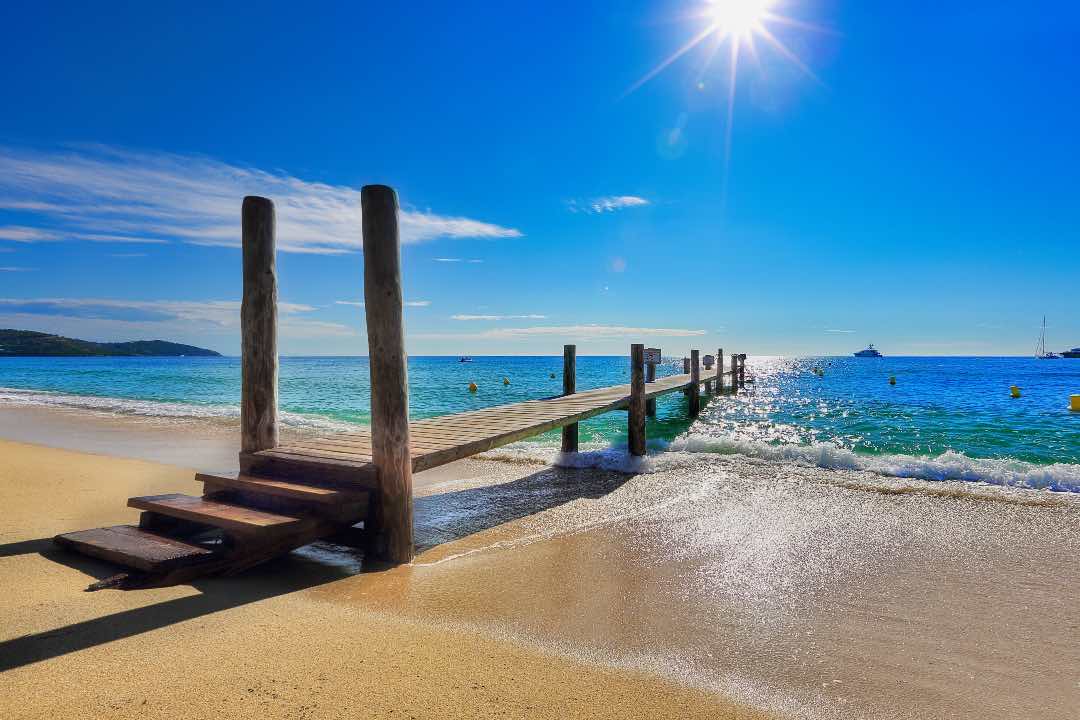 Plage de Pampelonne à Saint-Tropez