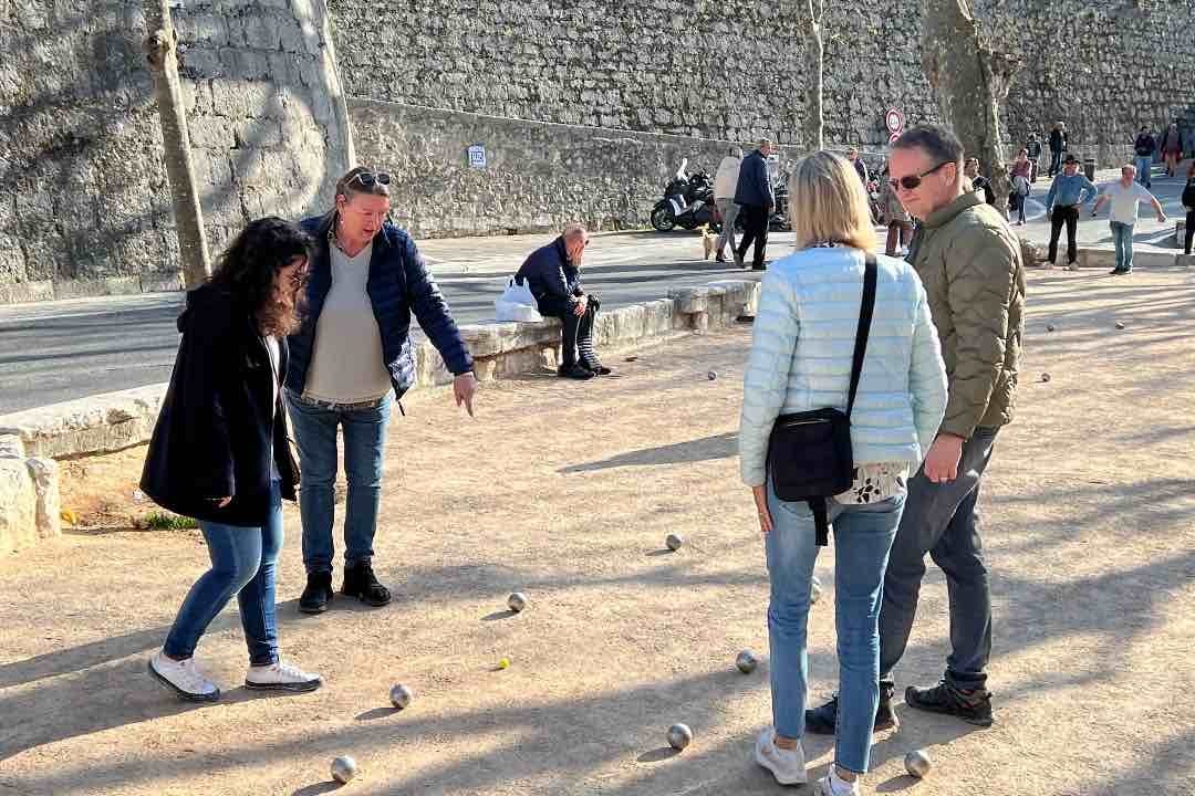 Pétanque i Saint-Paul de Vence