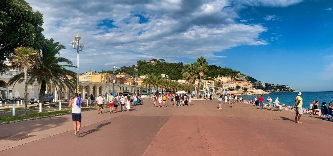 Promenade des Anglais i Nice