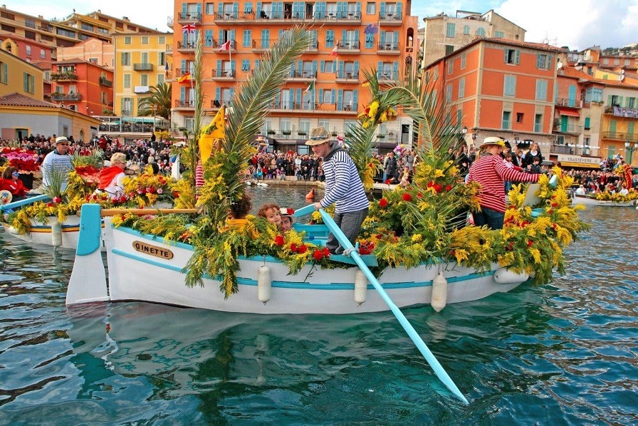 Blomster søkamp Villefranche-sur-Mer