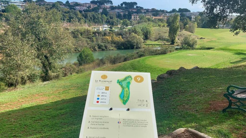 Hul 9 , Le Provencal Golf Biot