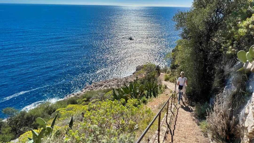 sentier du littoral Nice à Villefranche