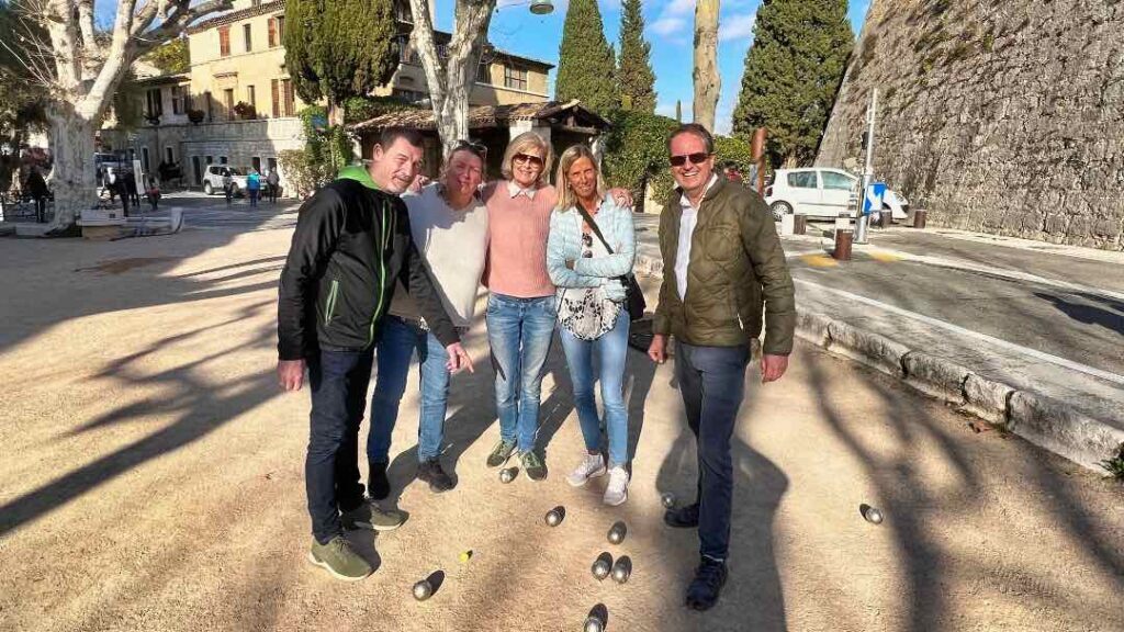 Pétanque i Saint-Paul de Vence