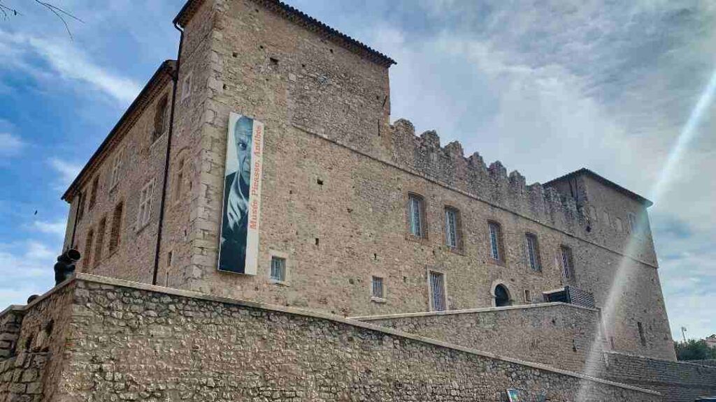 The Grimaldi caste with the Picasso museum in Antibes