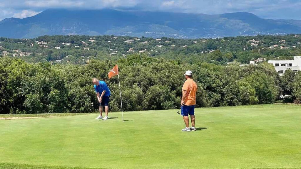 Green på hul 6, Le Provencal Golf Biot