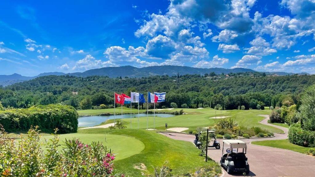 udsigt over golfanlægget på Royal Mougins Golf