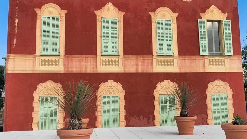 trompe l’oeil på matisse museet i Nice