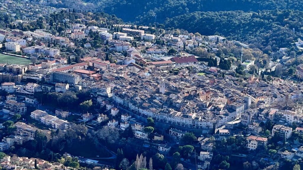 Vence set fra Baou des blancs