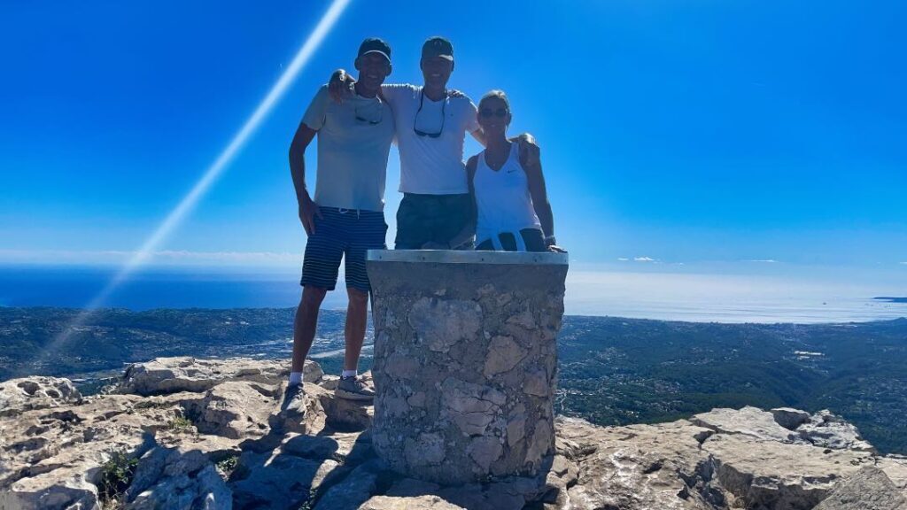 The reward and joy are great at the top of Baou de Saint-Jeannet